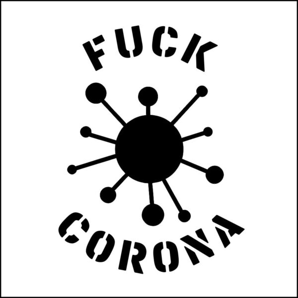 FU_Corona, Laserpatch, Cordura, Lasercut